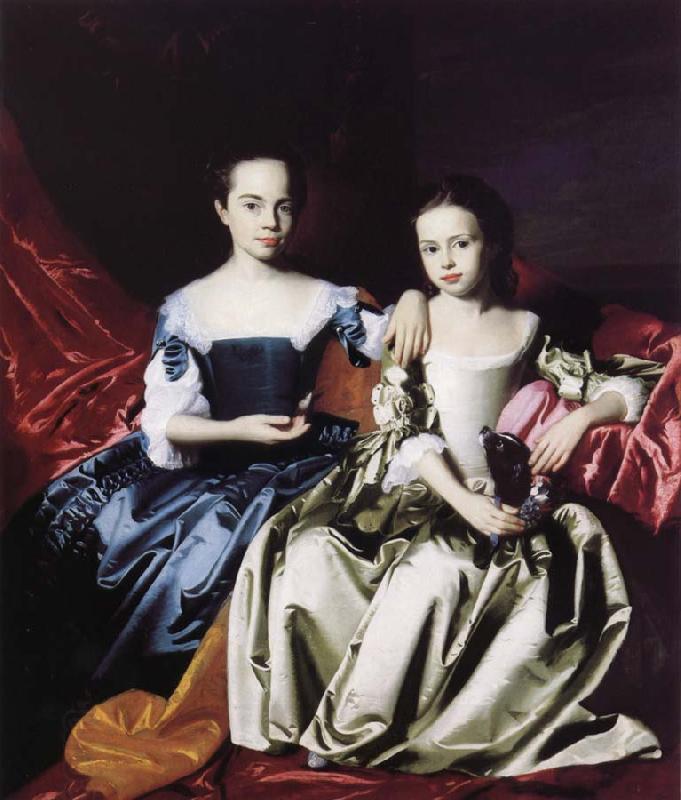 John Singleton Copley Mary and Elizabeth Royall China oil painting art